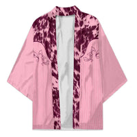 Cowboys Wild West Kimono Pink Cow Prints - Wonder Print Shop