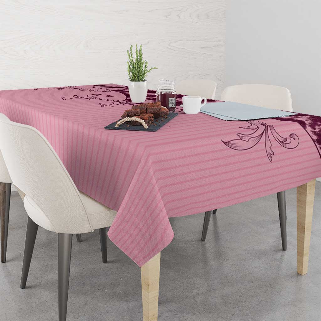 Cowboys Wild West Tablecloth Pink Cow Prints - Wonder Print Shop