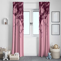 Cowboys Wild West Window Curtain Pink Cow Prints - Wonder Print Shop