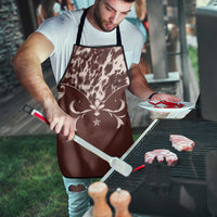 Cowboys Wild West Apron Dark Brown Cow Prints - Wonder Print Shop