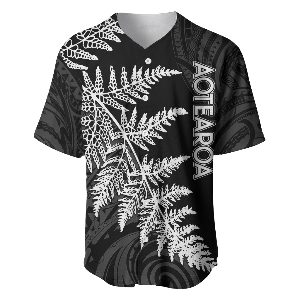 Personalised New Zealand Rugby Baseball Jersey World Cup 2023 Silver Fern Champions LT7 - Wonder Print Shop