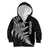 Personalised New Zealand Rugby Kid Hoodie World Cup 2023 Silver Fern Champions - Wonder Print Shop