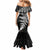 Personalised New Zealand Rugby Mermaid Dress World Cup 2023 Silver Fern Champions - Wonder Print Shop