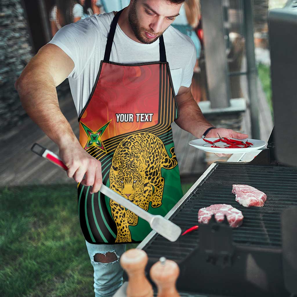 Guyana Cricket Amazon Warriors Personalized Apron Fierce Jaguars - Wonder Print Shop