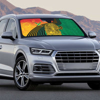 Guyana Cricket Amazon Warriors Personalized Auto Sun Shade Fierce Jaguars - Wonder Print Shop