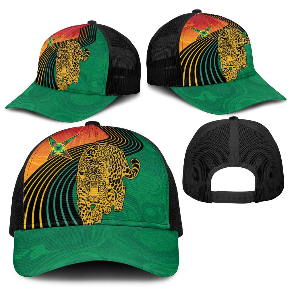 Guyana Cricket Amazon Warriors Baseball Net Cap Fierce Jaguars - Wonder Print Shop