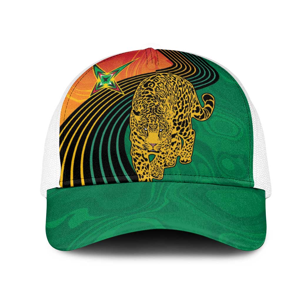 Guyana Cricket Amazon Warriors Mesh Trucker Cap Fierce Jaguars - Wonder Print Shop