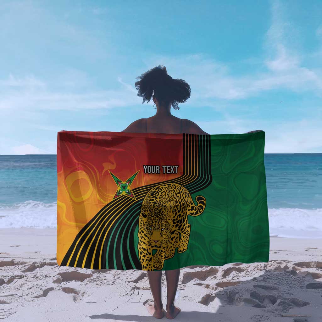 Guyana Cricket Amazon Warriors Personalized Sarong Fierce Jaguars - Wonder Print Shop