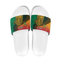 Guyana Cricket Amazon Warriors Personalized Slide Sandals Fierce Jaguars - Wonder Print Shop