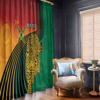 Guyana Cricket Amazon Warriors Personalized Window Curtain Fierce Jaguars - Wonder Print Shop