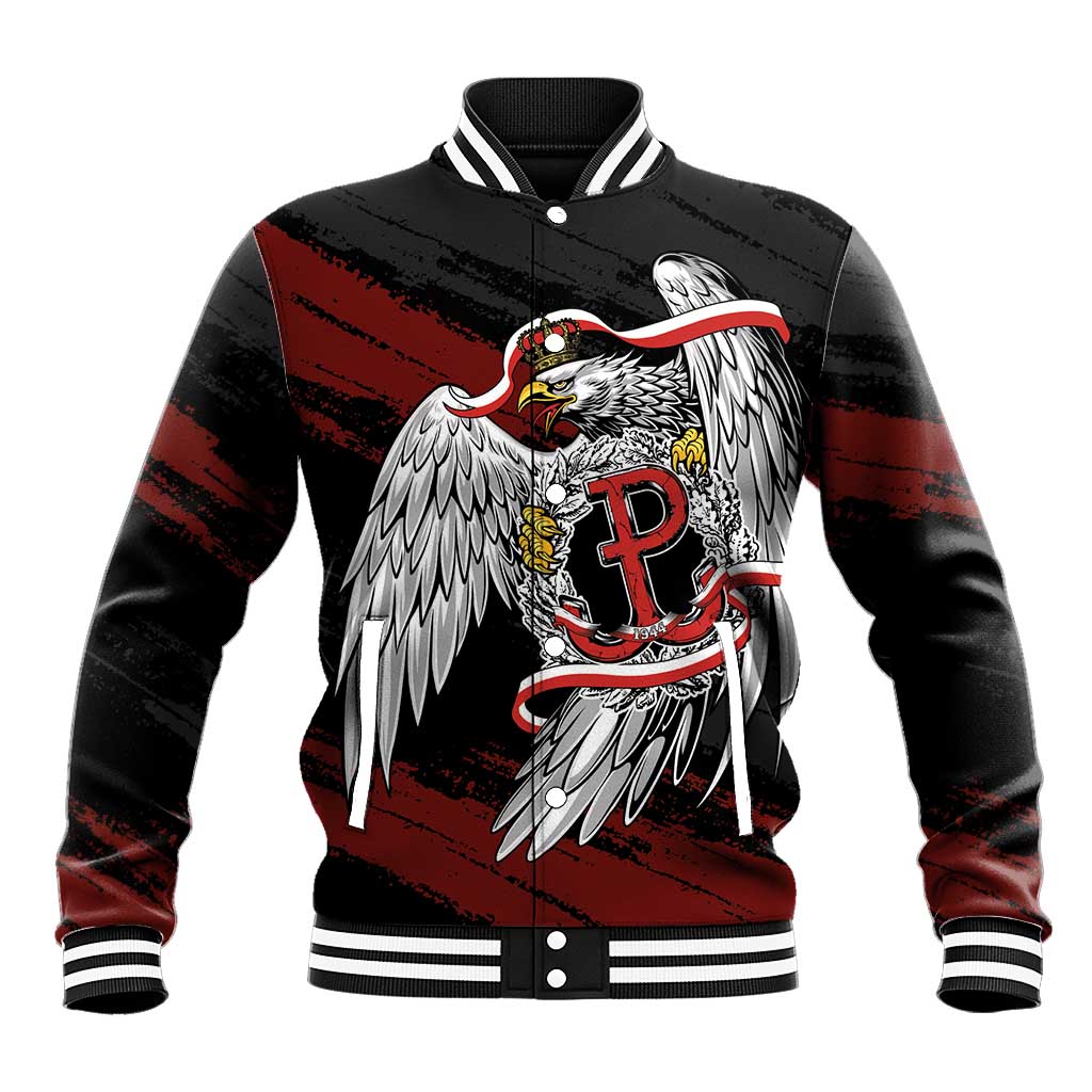 Polska Walczaca Crowned Eagle Baseball Jacket Fighting Poland