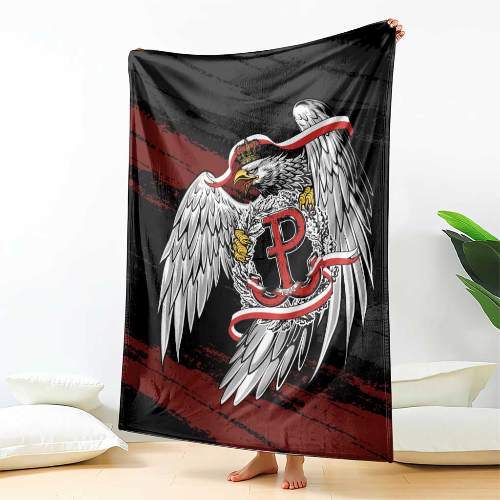 Polska Walczaca Crowned Eagle Blanket Fighting Poland