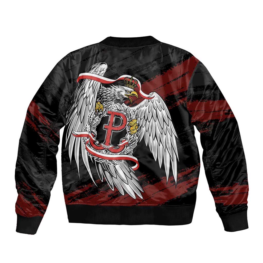 Polska Walczaca Crowned Eagle Bomber Jacket Fighting Poland