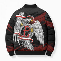 Polska Walczaca Crowned Eagle Bomber Puffer Jacket Fighting Poland