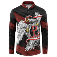 Polska Walczaca Crowned Eagle Button Sweatshirt Fighting Poland