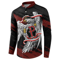 Polska Walczaca Crowned Eagle Button Sweatshirt Fighting Poland