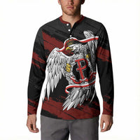 Polska Walczaca Crowned Eagle Button Sweatshirt Fighting Poland