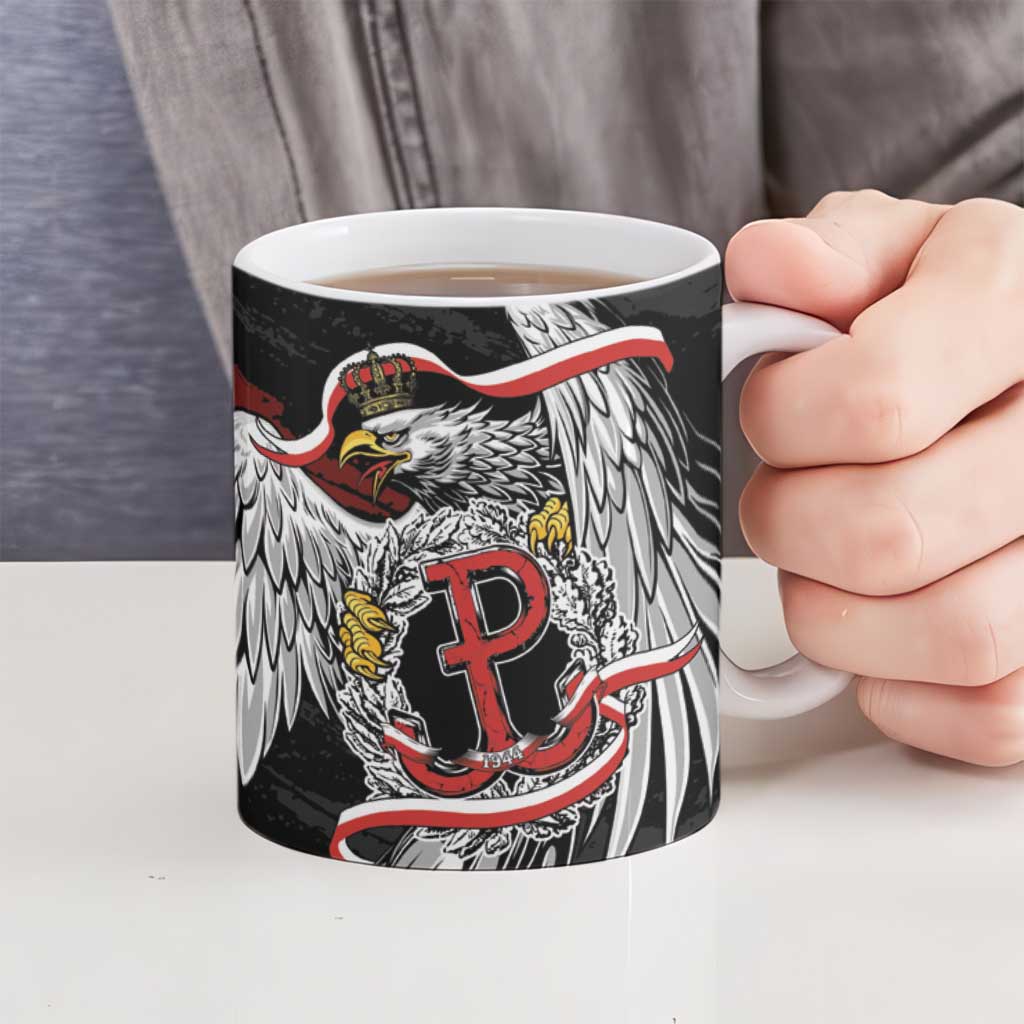 Polska Walczaca Crowned Eagle Ceramic Mug Fighting Poland