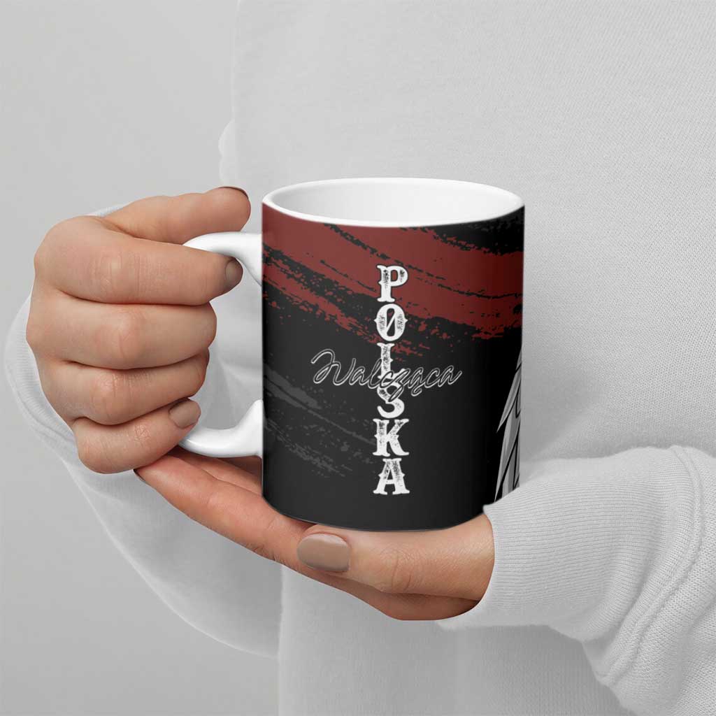 Polska Walczaca Crowned Eagle Ceramic Mug Fighting Poland
