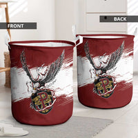 Poland Grunge Eagle Laundry Basket Polska Walczaca