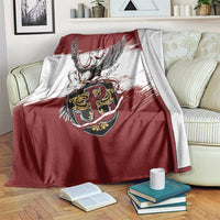 Poland Grunge Eagle Blanket Polska Walczaca