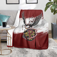 Poland Grunge Eagle Blanket Polska Walczaca
