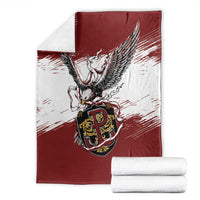 Poland Grunge Eagle Blanket Polska Walczaca