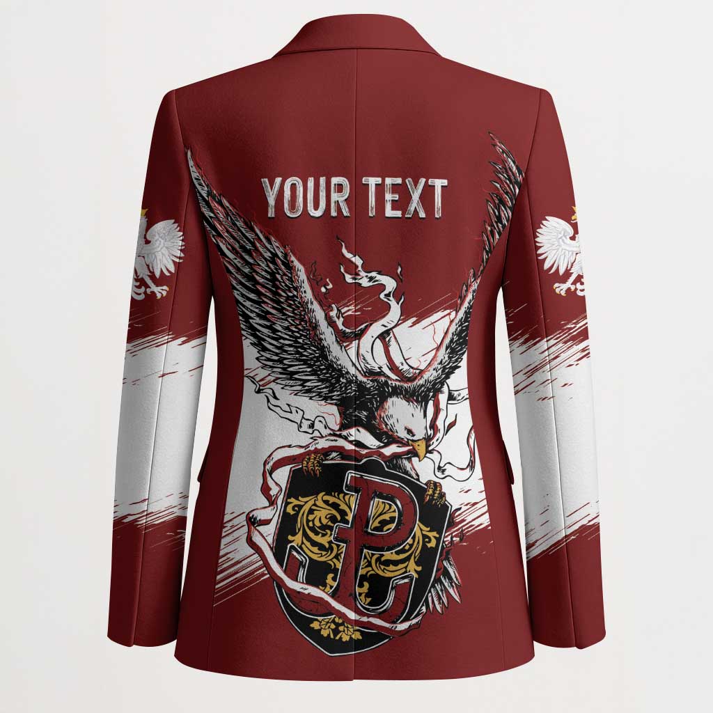 Poland Personalized Grunge Eagle Blazer Polska Walczaca