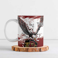 Poland Personalized Grunge Eagle Ceramic Mug Polska Walczaca