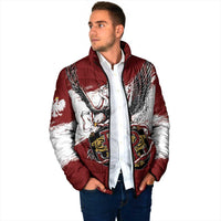 Poland Personalized Grunge Eagle Padded Jacket Polska Walczaca