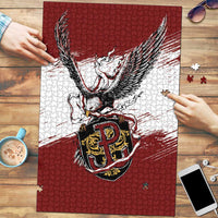 Poland Grunge Eagle Puzzle Polska Walczaca
