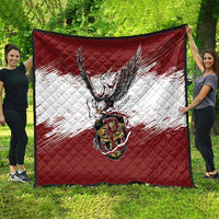 Poland Grunge Eagle Quilt Polska Walczaca