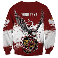 Poland Personalized Grunge Eagle Sweatshirt Polska Walczaca