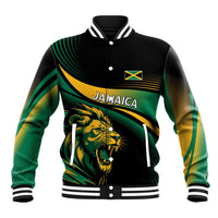 Afro-Jamaica Heritage Custom Baseball Jacket Roaring Lion