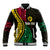 Personalised Vanuatu Baseball Jacket Melanesian Sand Drawing Mixed - Ni Van and Proud LT7 - Wonder Print Shop