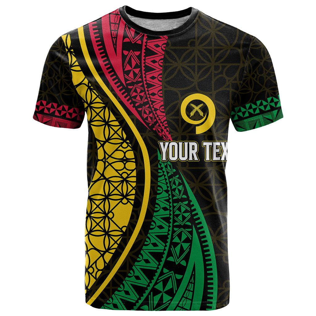 Personalised Vanuatu T Shirt Melanesian Sand Drawing Mixed - Ni Van and Proud - Wonder Print Shop