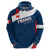 Personalised France Rugby Hoodie World Cup Les Blues Curves Style - Wonder Print Shop