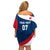 Personalised France Rugby Off Shoulder Short Dress World Cup Les Blues Curves Style - Wonder Print Shop