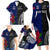 Personalised New Zealand Vs Samoa Rugby Family Matching Long Sleeve Bodycon Dress and Hawaiian Shirt Go Champions LT7 - Wonder Print Shop