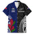 Personalised New Zealand Vs Samoa Rugby Family Matching Mermaid Dress and Hawaiian Shirt Go Champions LT7 - Wonder Print Shop