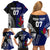 Personalised New Zealand Vs Samoa Rugby Family Matching Off Shoulder Short Dress and Hawaiian Shirt Go Champions LT7 - Wonder Print Shop