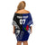 Personalised New Zealand Vs Samoa Rugby Family Matching Off Shoulder Short Dress and Hawaiian Shirt Go Champions LT7 - Wonder Print Shop