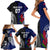 Personalised New Zealand Vs Samoa Rugby Family Matching Short Sleeve Bodycon Dress and Hawaiian Shirt Go Champions - Wonder Print Shop