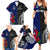 Personalised New Zealand Vs Samoa Rugby Family Matching Summer Maxi Dress and Hawaiian Shirt Go Champions - Wonder Print Shop