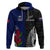 Personalised New Zealand Vs Samoa Rugby Hoodie Go Champions - Wonder Print Shop