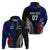 Personalised New Zealand Vs Samoa Rugby Hoodie Go Champions - Wonder Print Shop