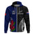 Personalised New Zealand Vs Samoa Rugby Hoodie Go Champions - Wonder Print Shop