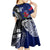 Personalised New Zealand Vs Samoa Rugby Kid Short Sleeve Dress Go Champions - Wonder Print Shop