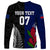 Personalised New Zealand Vs Samoa Rugby Long Sleeve Shirt Go Champions - Wonder Print Shop