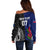 Personalised New Zealand Vs Samoa Rugby Off Shoulder Sweater Go Champions - Wonder Print Shop